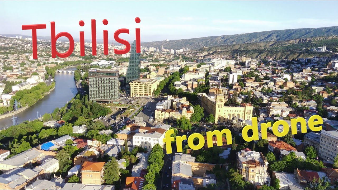 [4K] Tbilisi, Georgia - Copter: Avlabari - Vake | Rike and Vere parks - Тбилиси с дрона в 4K