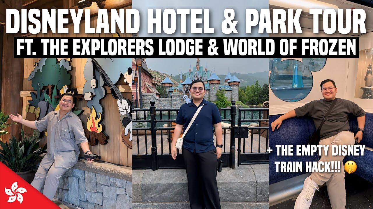 HONG KONG VLOG: The Explorers Lodge: Disneyland Hotel & Park Tour | Ivan de Guzman