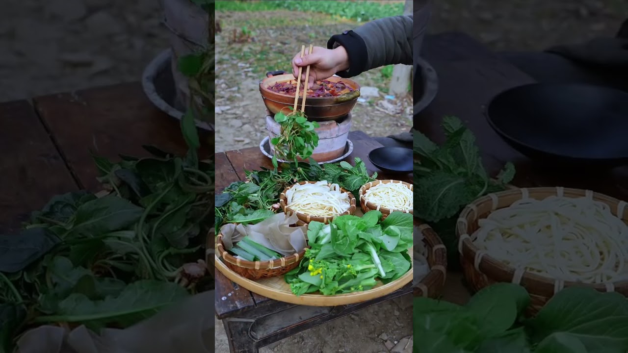 Join Us for a Sizzling Hot Pot Experience in the Countryside RuralCooking