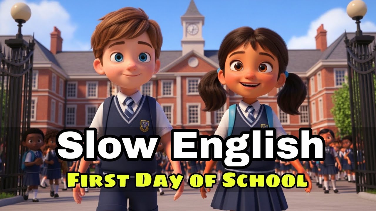 The First Day Of School | English Listening Practice for Beginners (A1-A2)