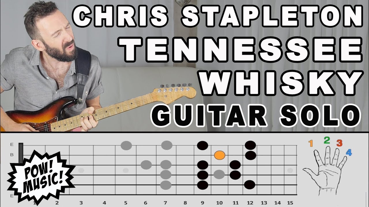 Tennessee Whisky Guitar Solo - FretLIVE Lesson & Exploration - Chris Stapleton