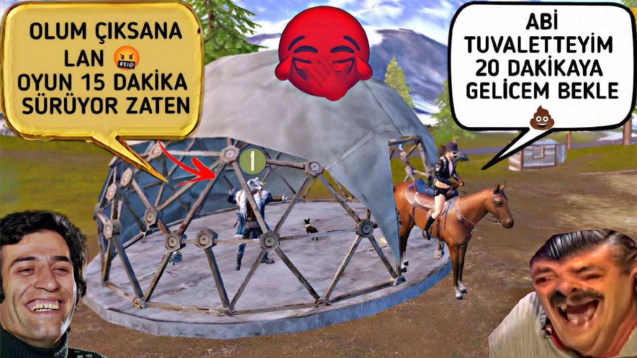 BÜTÜN TAKIM BANA SÖVDÜ 😡 HEPSİNİ HAPSETTİM 😂 PUBG MOBİLE KOMİK MONTAJ