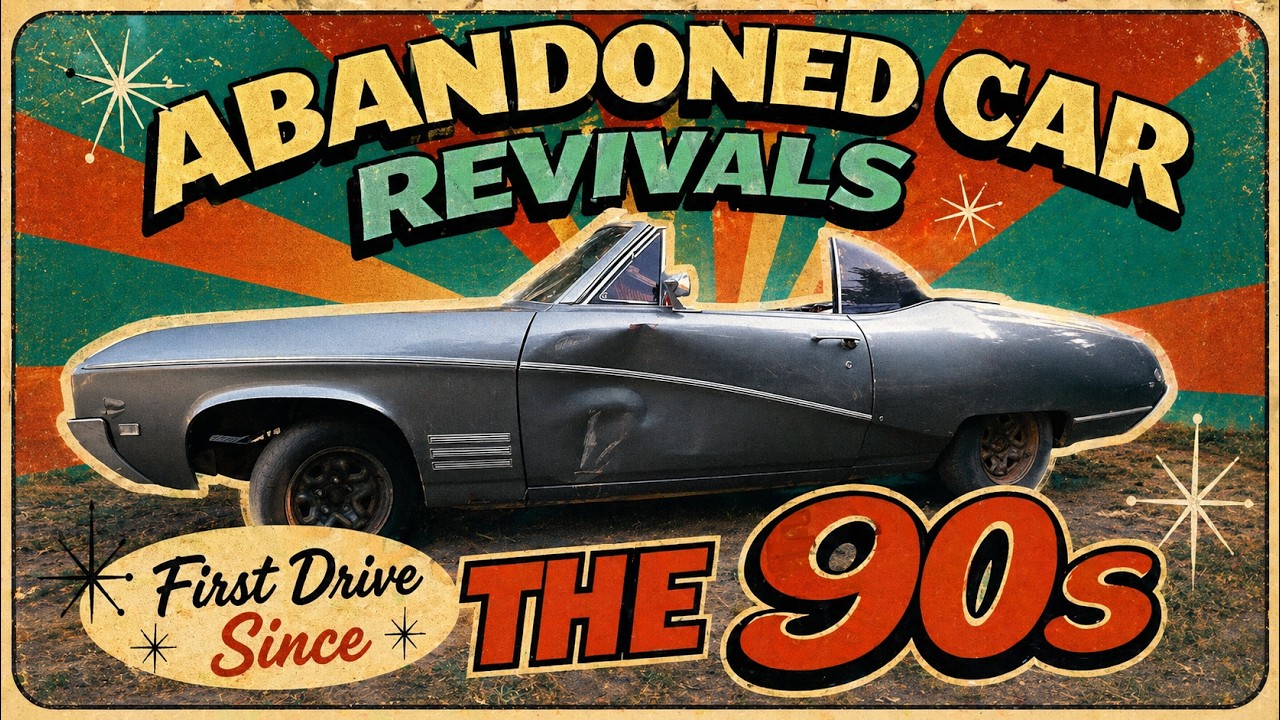 1968 Buick Skylark Convertible Muscle car rescued from a field in Northern Alberta, FIRST DRIVES!