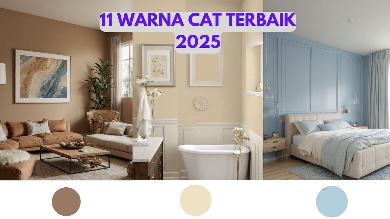 11 WARNA CAT INTERIOR RUMAH TERPOPULER DI TAHUN 2025