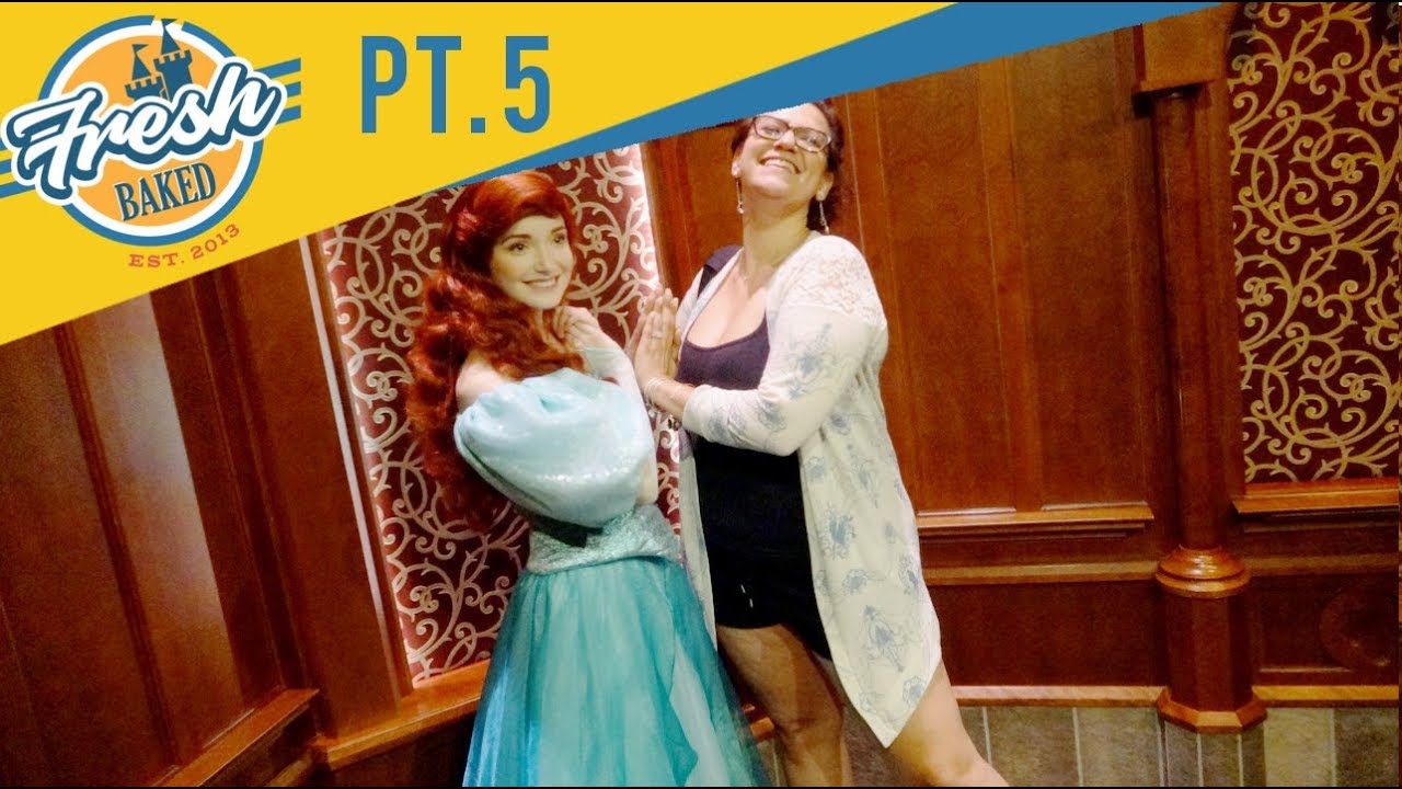 Meeting Disney Princesses makes Sara happy! | 08/25/18 pt 5
