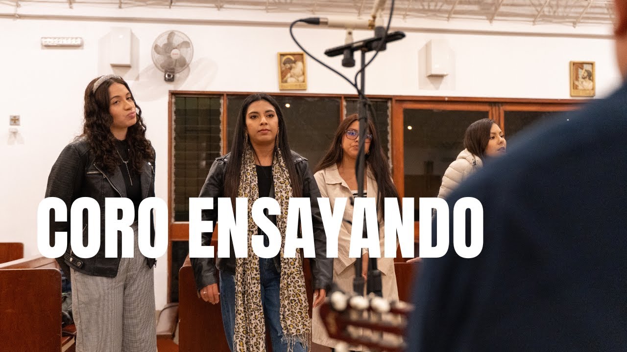 Ensayo en Vivo 🎶 Con Amor Te Presento Señor (Canción para Bodas)