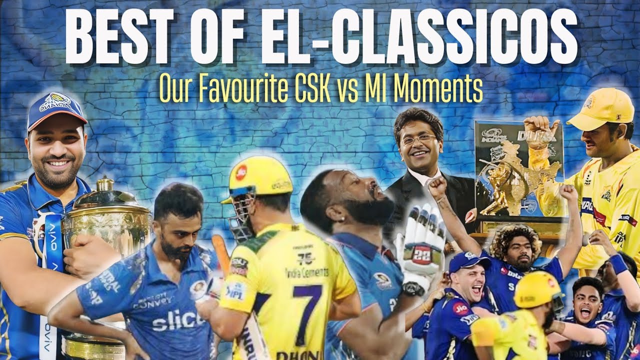 ICONIC MI vs CSK Clashes | El Classico | IPL's Greatest Rivalry | Tamil | CRICOTAINMENT