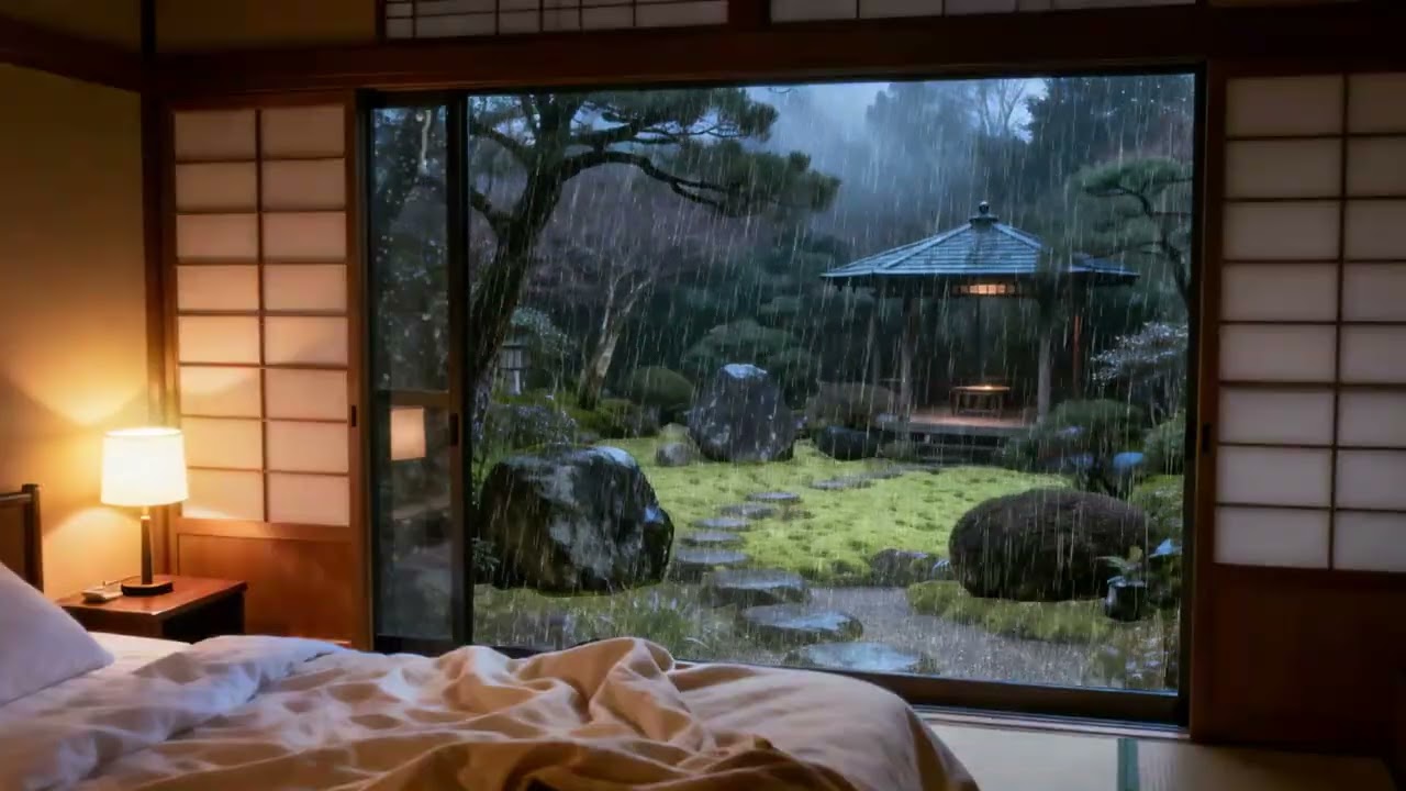 ASMR Relaxing Gentle Rain for Sleep and Study | Rainfall Sounds for Peace and Meditation 3 Hour