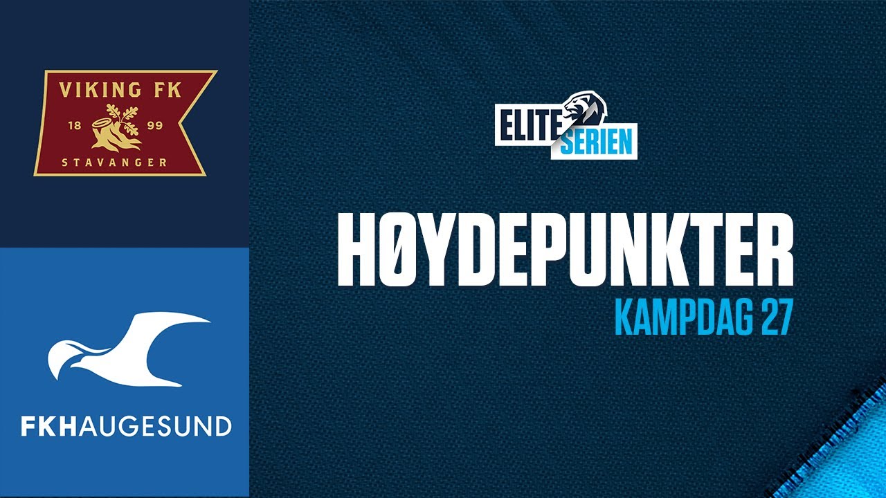 Viking - Haugesund | 1-1 | Høydepunkter | Kampdag 27 - Eliteserien 2021