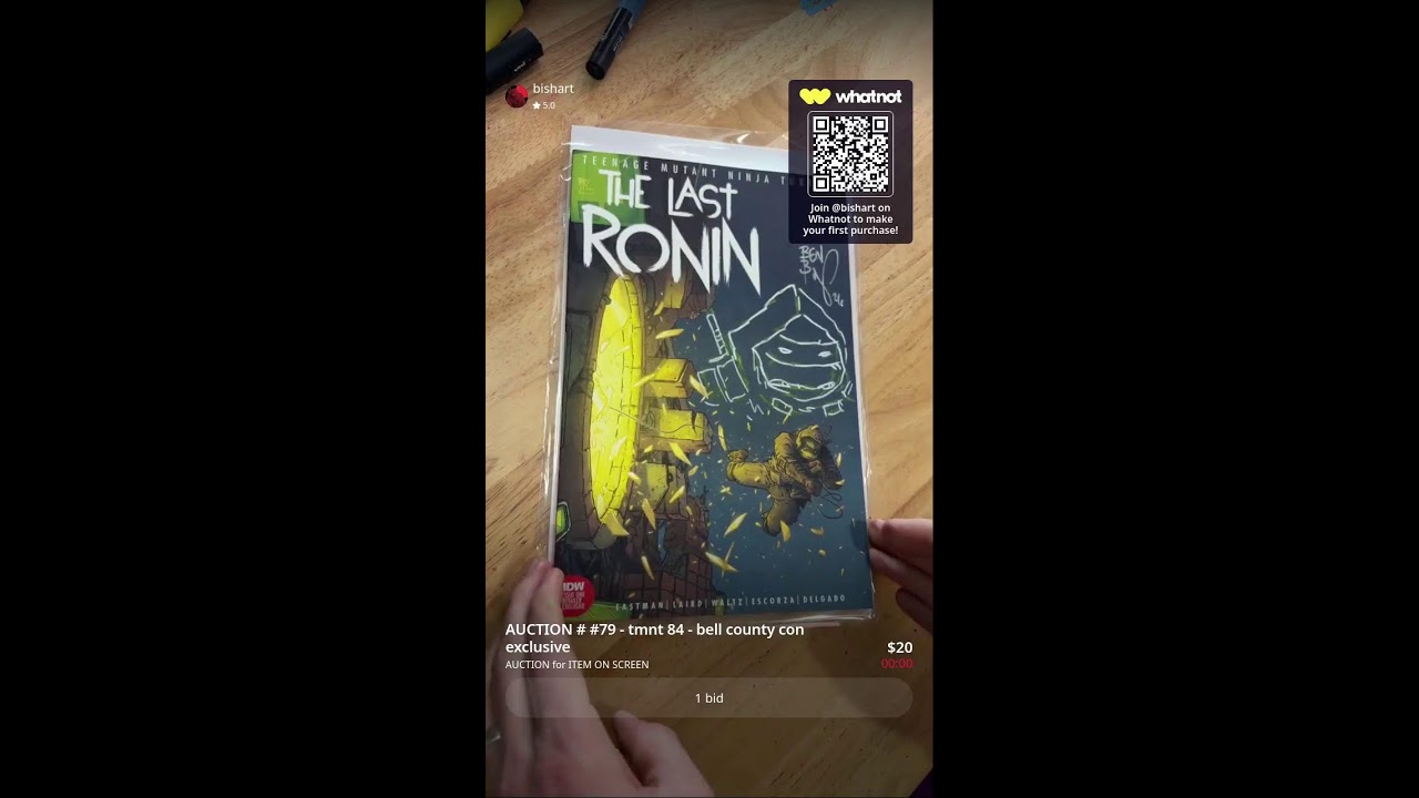 Signing & Sketching w/ Comic Artist BEN BISHOP - TMNT LAST RONIN - LIVE