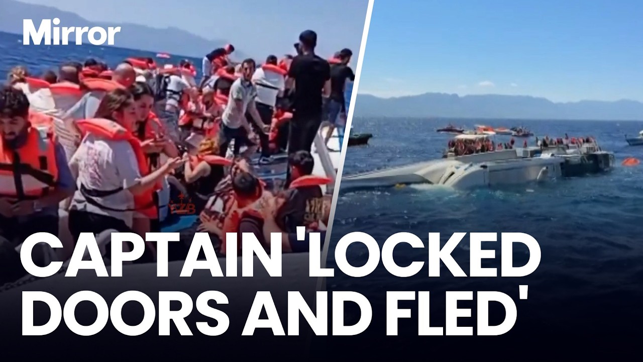 Eight dead and 18 missing after boat carrying 267 capsizes off northern Cyprus as 'Captain FLED'