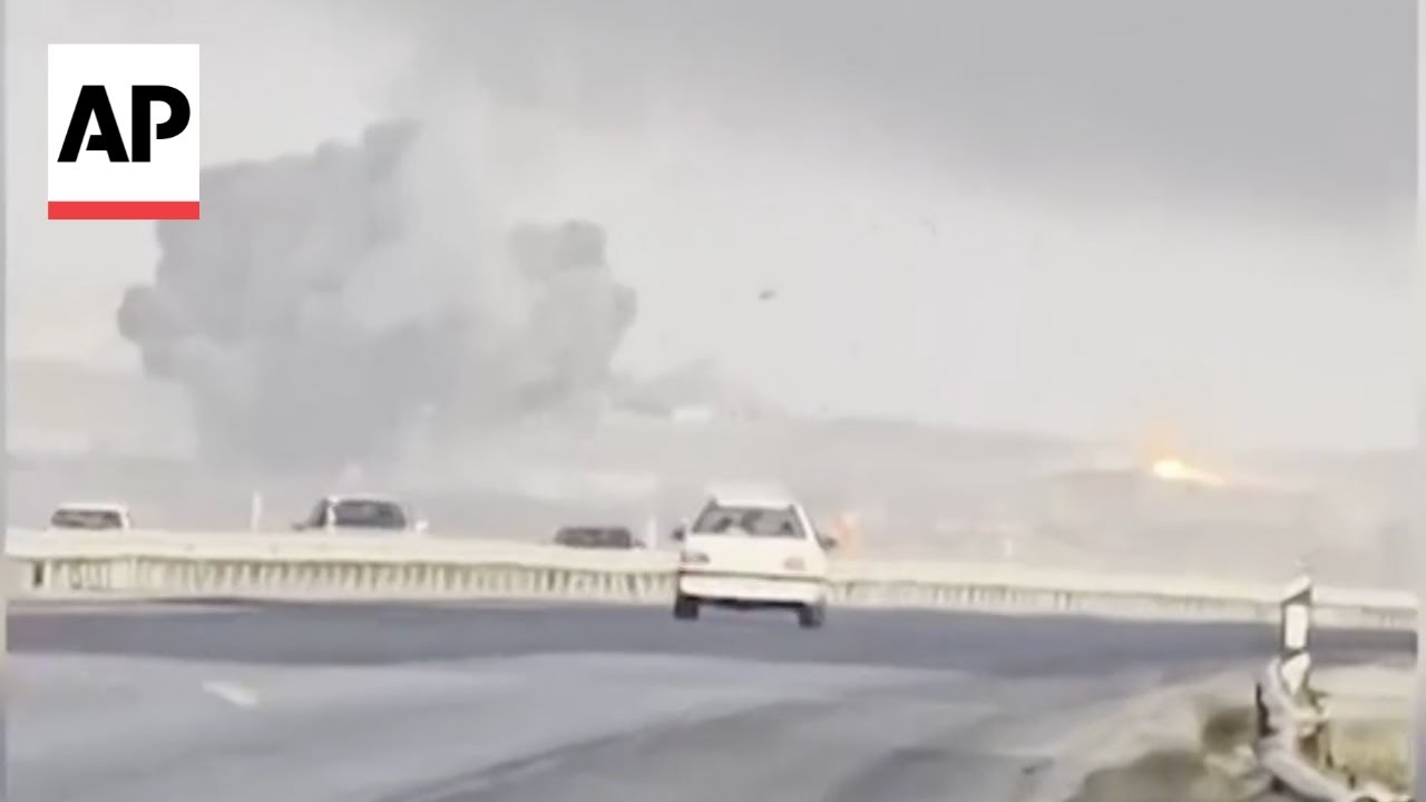 Video captures moment Israel hits Iran's nuclear site in Natanz