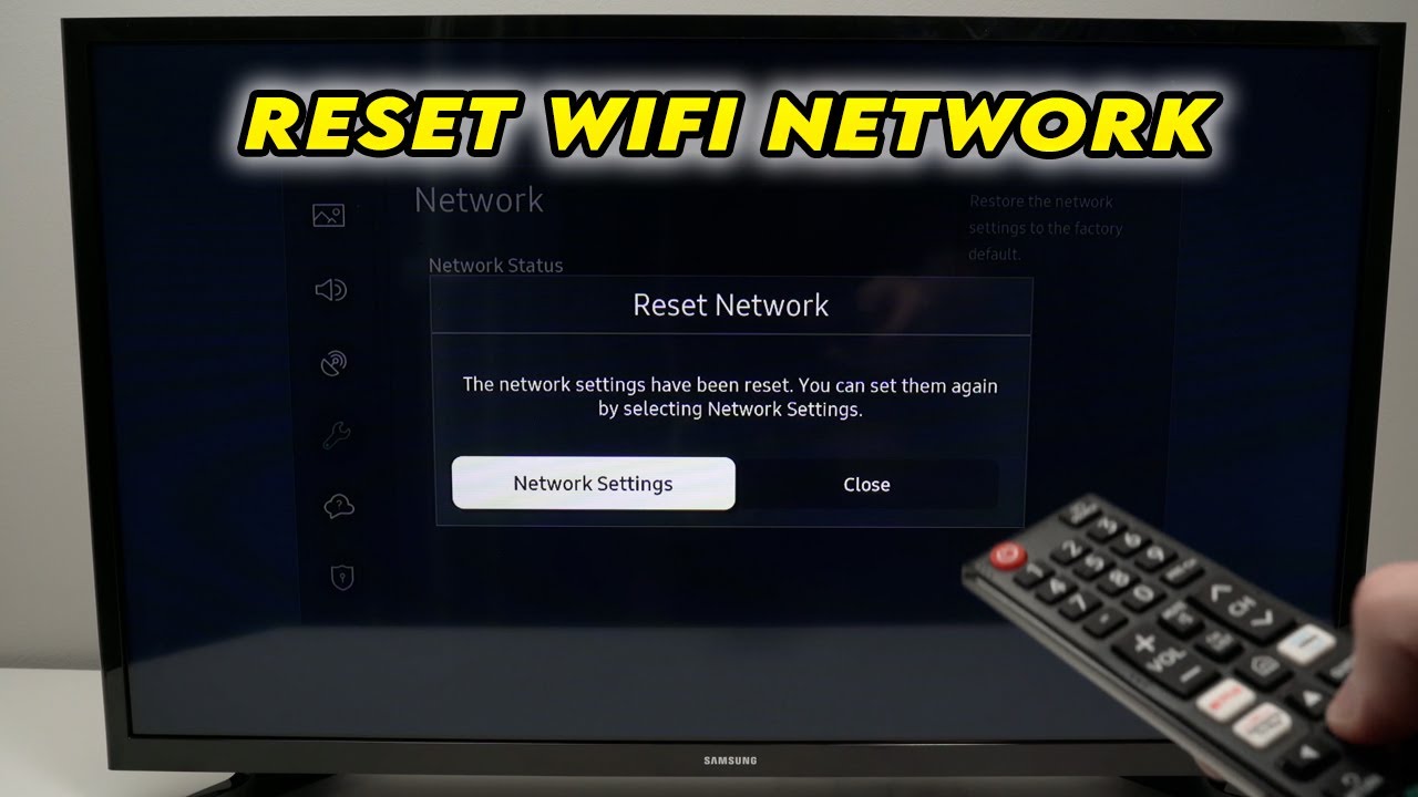Как сбросить настройки сети Wi-Fi на телевизоре Samsung Smart TV (сброс настроек Интернета)