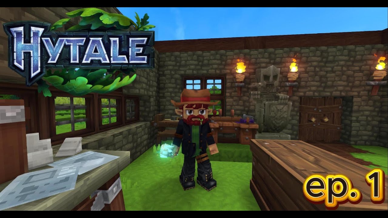 ASMR | My First Time Playing Hytale | Ep. 1 | Ear to Ear Whisper Ramble + Keyboard Sounds ⌨️😴
