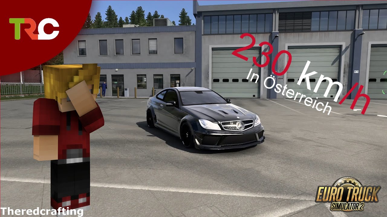 Österreich unsicher machen mit einem Mercedes C 63 AMG | ETS 2 Mercedes C 63 AMG #1
