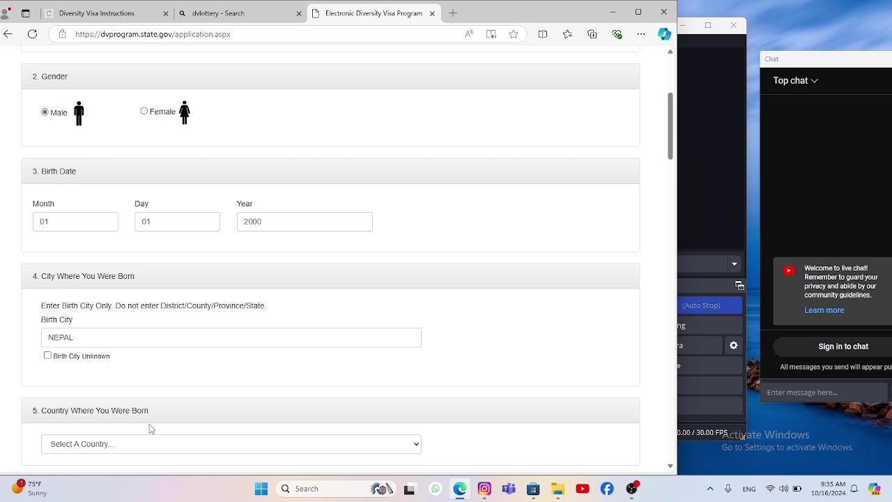 Apply EDV Lottery 2026 online