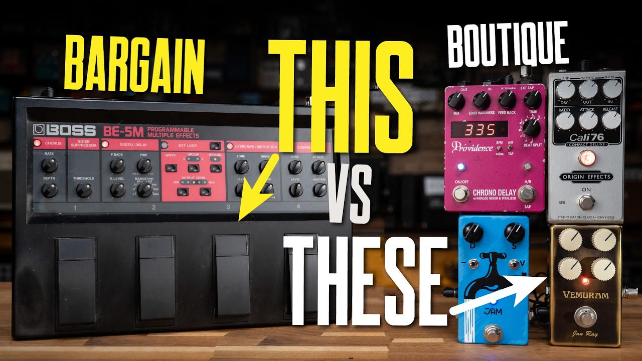 1991 Boss BE-5M Multi-FX vs Modern Boutique Guitar Pedals - How Far Have We Really Come?