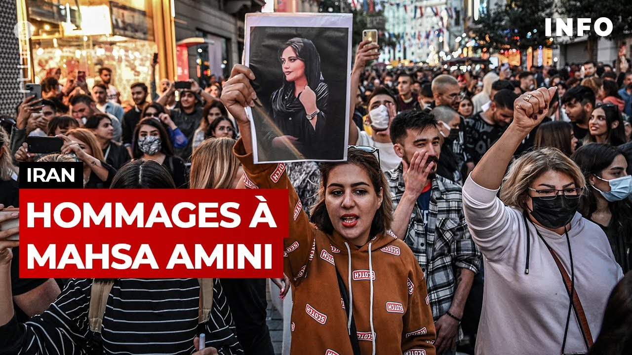 Hommages à Mahsa Amini : ils se coupent les cheveux par solidarité - JT RTBF