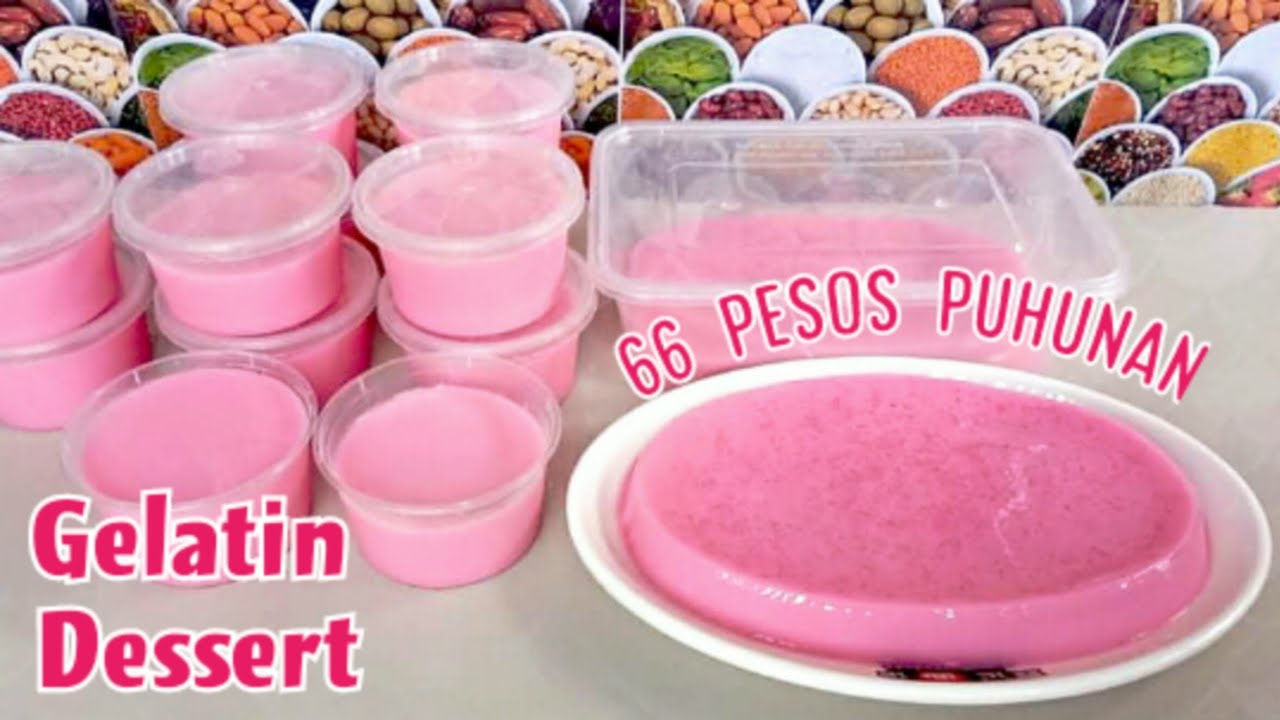 Gelatin Dessert // Pwede pang negosyo with Costing // Gelatin Recipe
