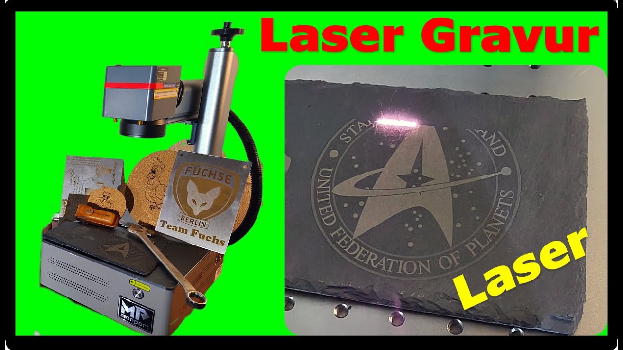 Komplexe Gravuren auf unterschiedlichem Material | Monport Faserlaser 30W Teil 2