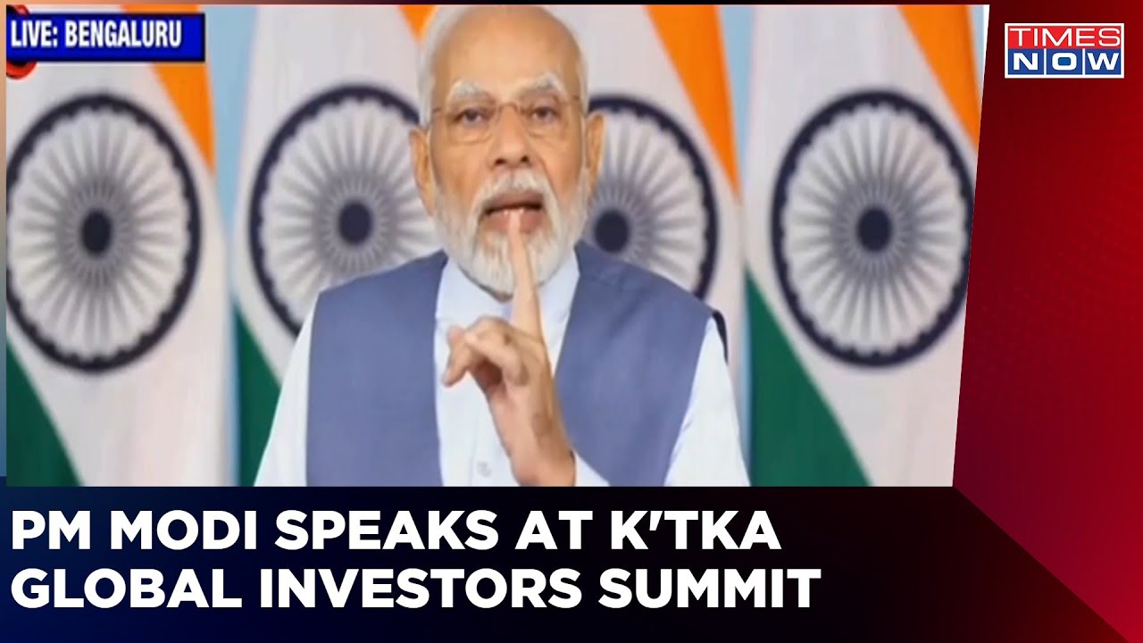 PM @NarendraModi Speaks At Karnataka Global Investors Summit | English News | Latest Update