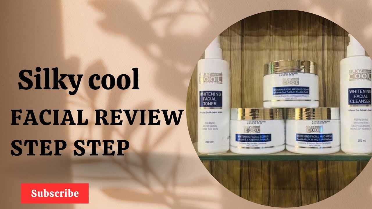 silky cool whitening facial review step by step|| free online parlor course|| silky cool facial