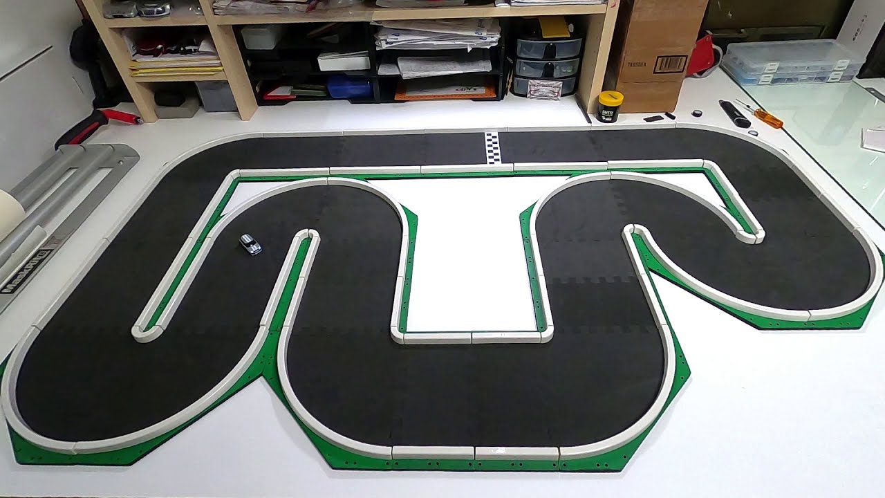 Hobby Porter Turbo Racing 1:76 Scale RC on the InfiniTrax 1080 Beast Modular Racetrack System