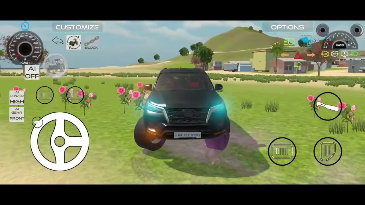 Indian vehicles driving simulator 3d me yaaro ki gang #fortuner #scorpio #scorpion 