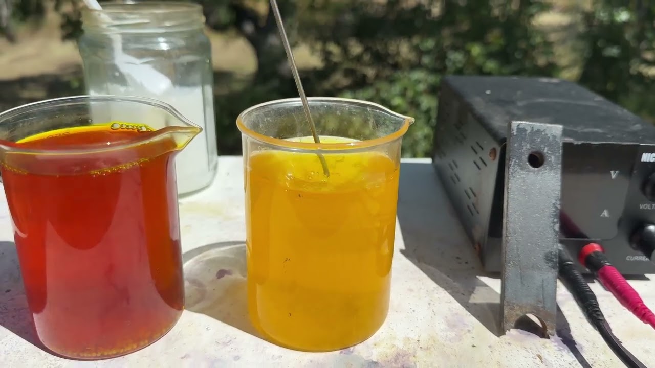 Gold elektrolisis