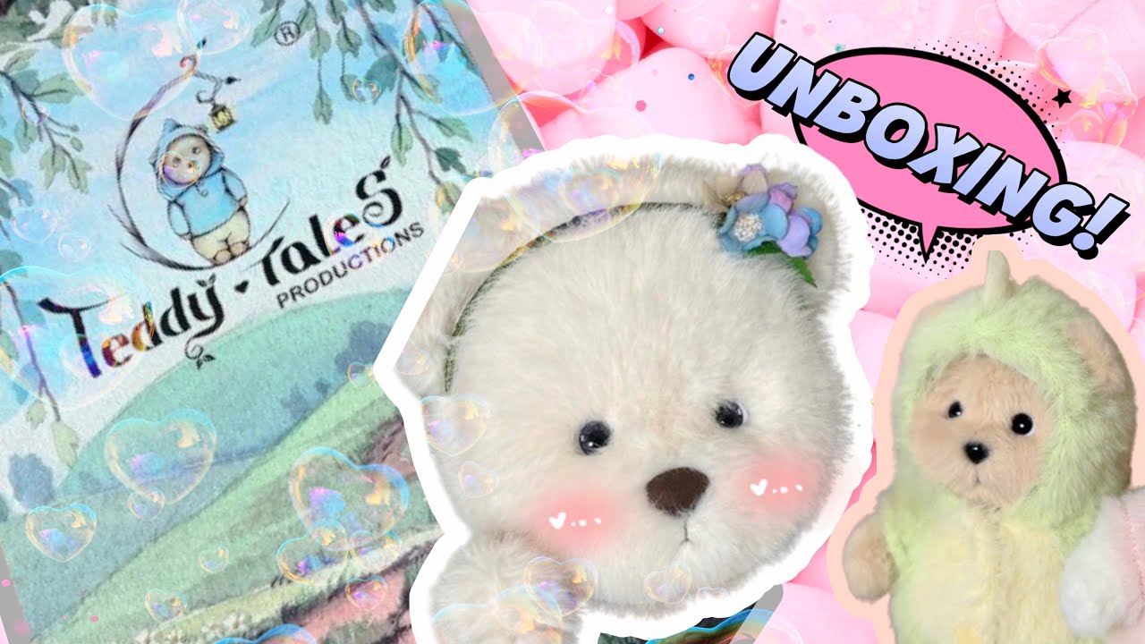 [UNBOXING] 🧸테디테일즈🧸 레나베어 시그니처키링&물망초 언박싱🎁