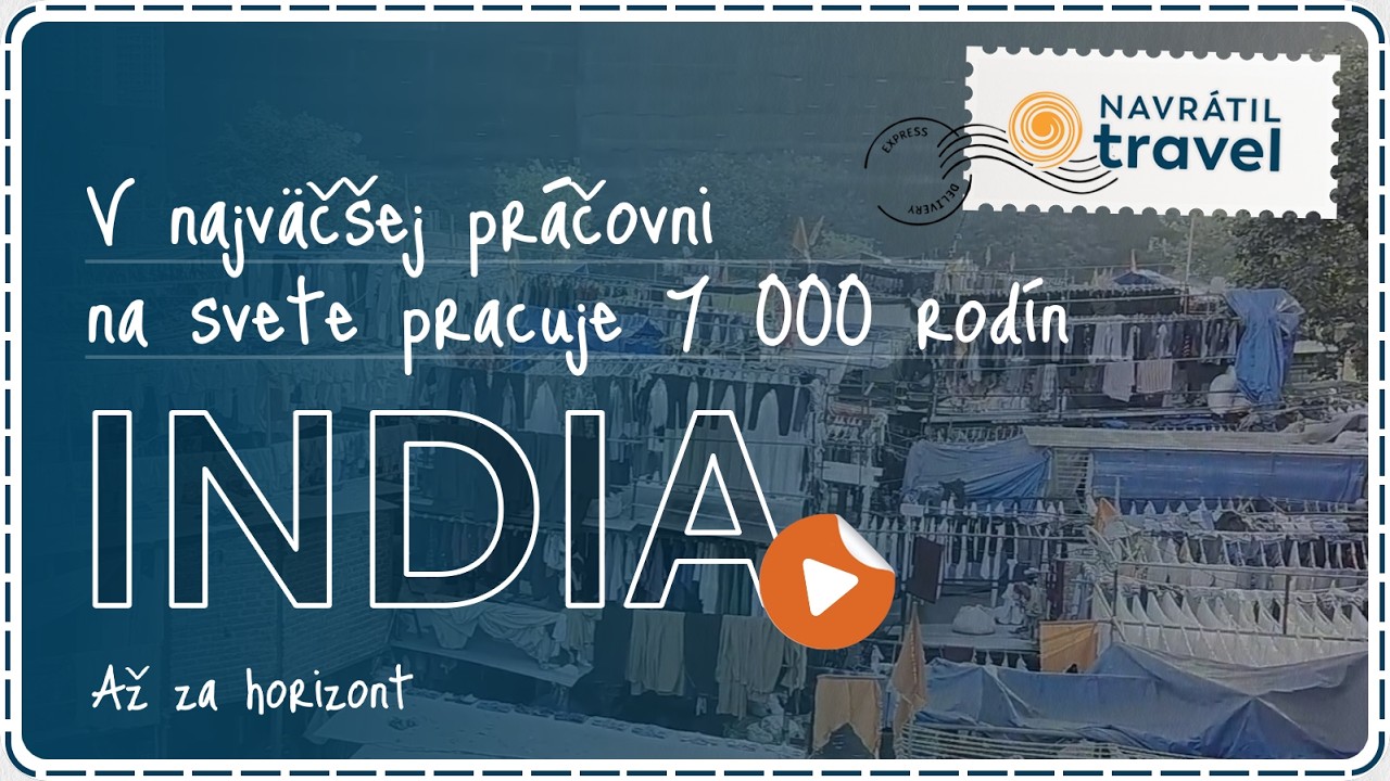 India - Bombaj alebo Dhobi Ghat  je najväčšia práčovňa pod holým nebom na svete.