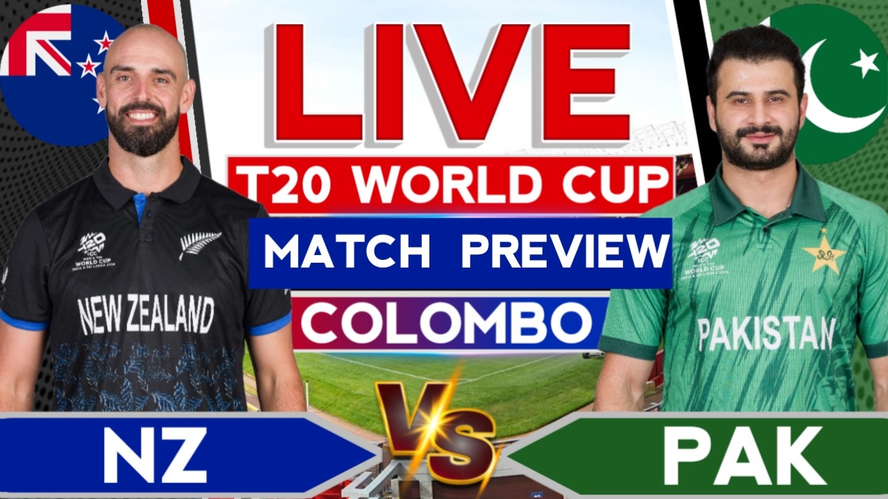 🔴Live: New Zealand vs Pakistan Match Live | T20 World Cup 2026 | Pak vs Nz Super 8 | Nz vs Pak Live