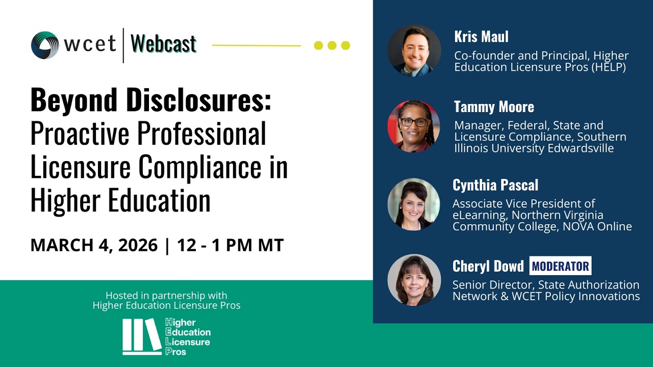 Beyond Disclosures: Proactive Professional Licensure Compliance in Higher Education