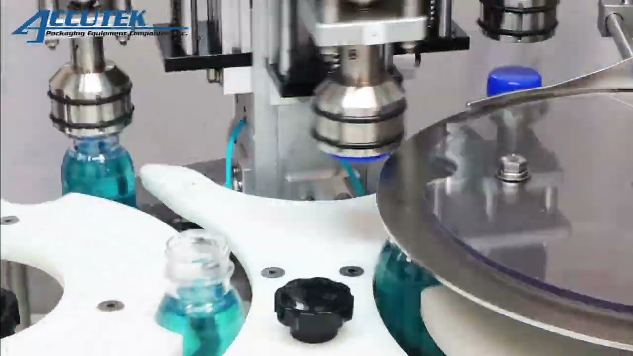 Accutek Rotary Capping Machine | High-Speed Packaging Solution