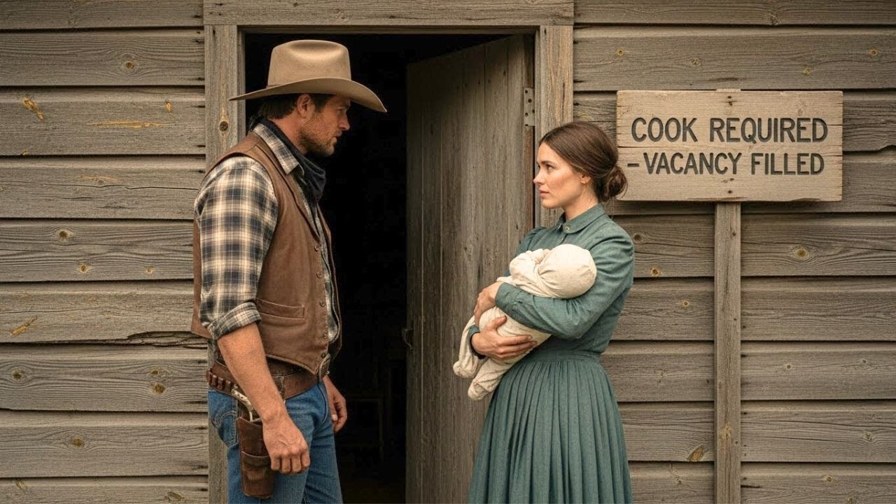 The Cowboy Hired a Widow to Cook — Then Her Baby’s Eyes Revived the Love He Buried