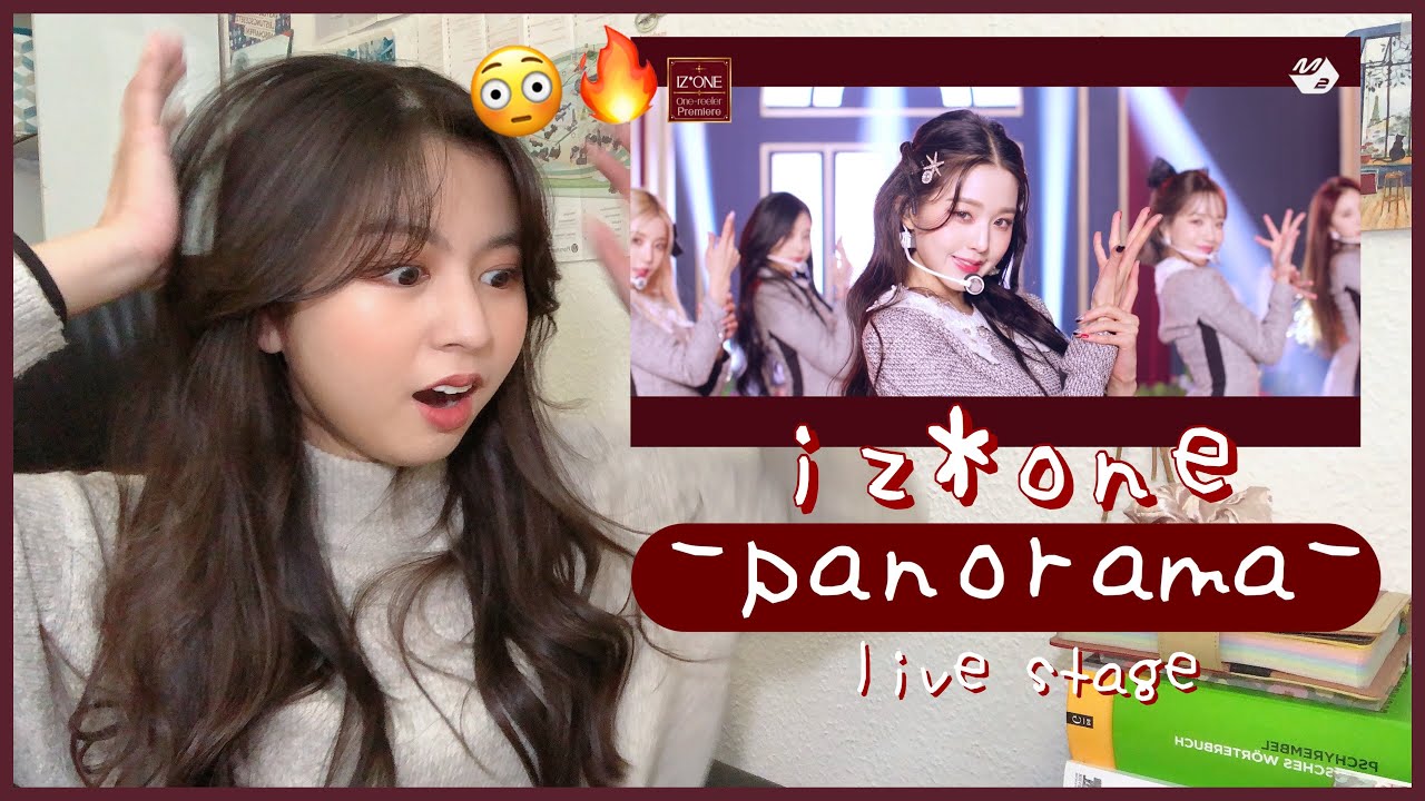 (jp/kr/eng) IZ*ONE 아이즈원 'PANORAMA' one-reeler premiere live stage reaction 🤩🤩