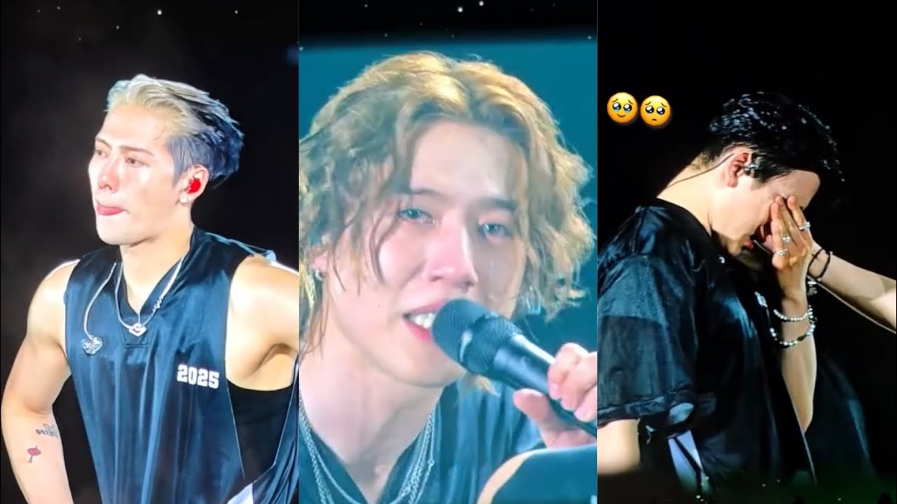 GOT7 Crying Their Eyes Out on Stage 🥹😭 Fans Show Endless Love in Bangkok D1 💚 So Emotional! 😩🥺