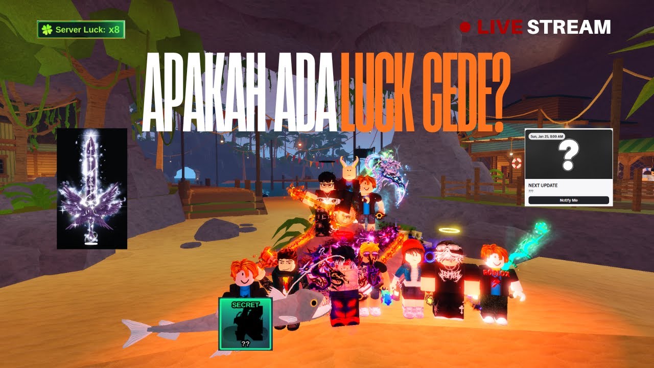 FREE X8 SEMOGA AKU /5M DI UPDATE INI  #roblox #fishit