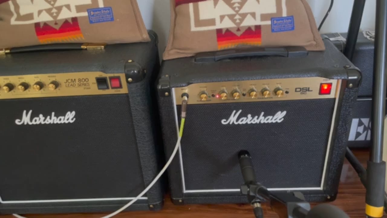 The Marshall DSL 5 combo is heavy!