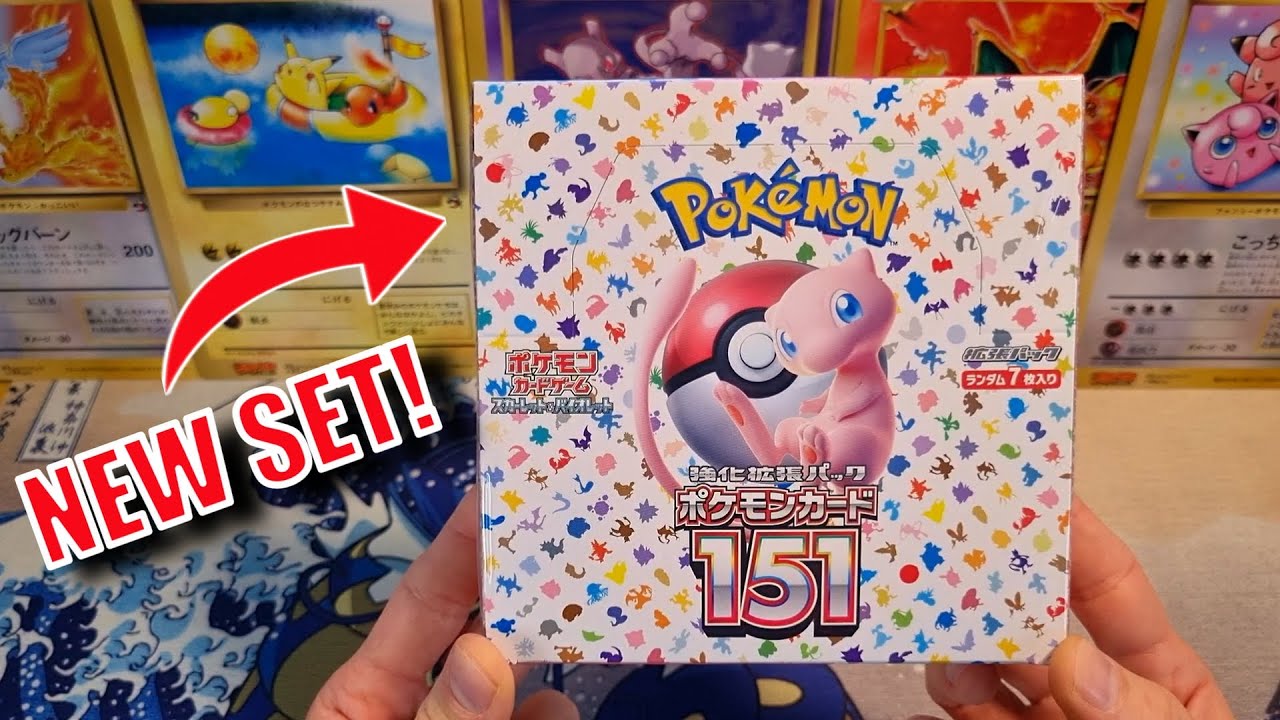 Pokemon 151 Booster Box Opening! Brand New Japanese Pokémon TCG Set