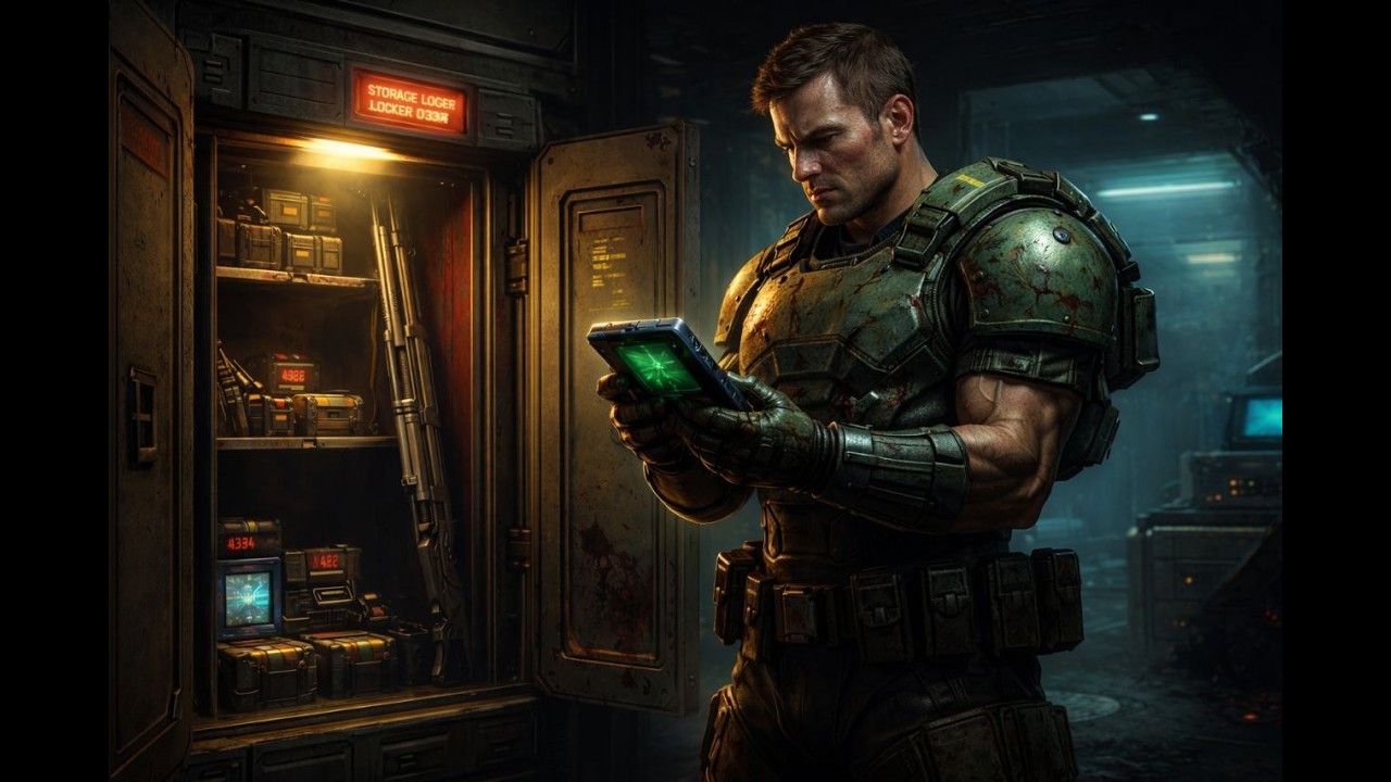 ГАЙД❗😈 DOOM 3 - Всі Сховки та коди від них