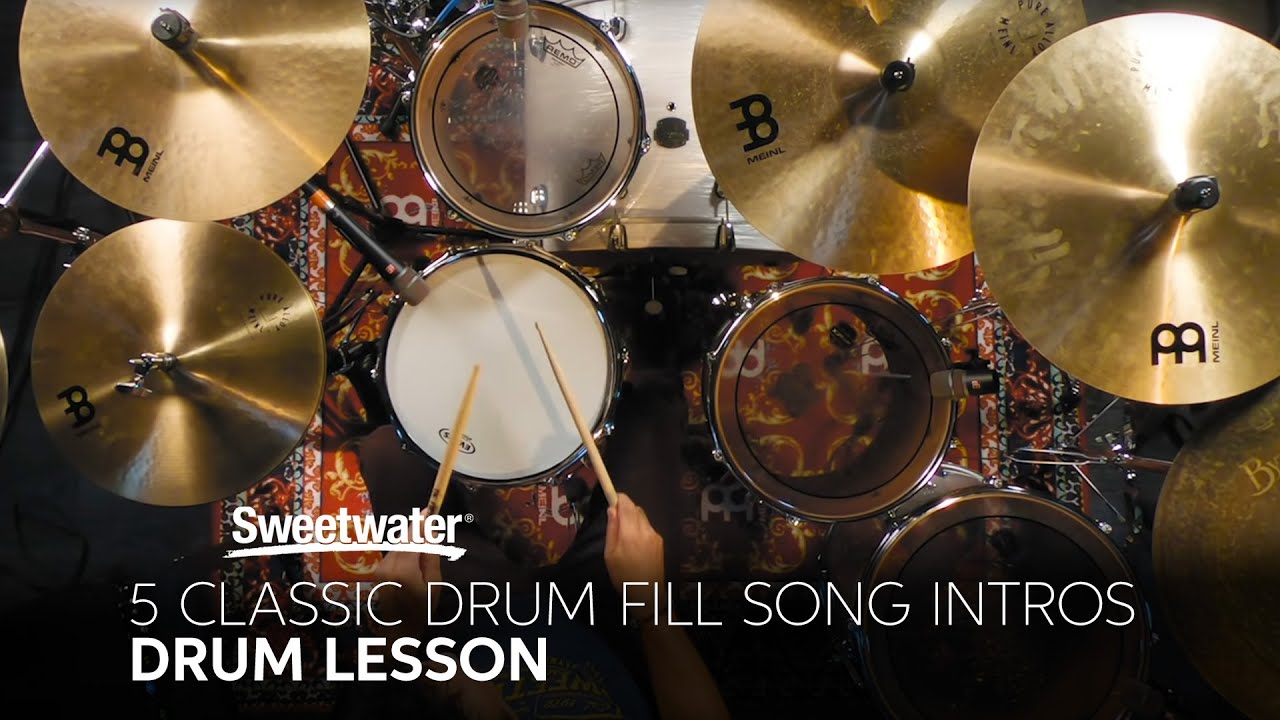 5 Classic Drum Fill Song Intros 🥁 | Drum Lesson