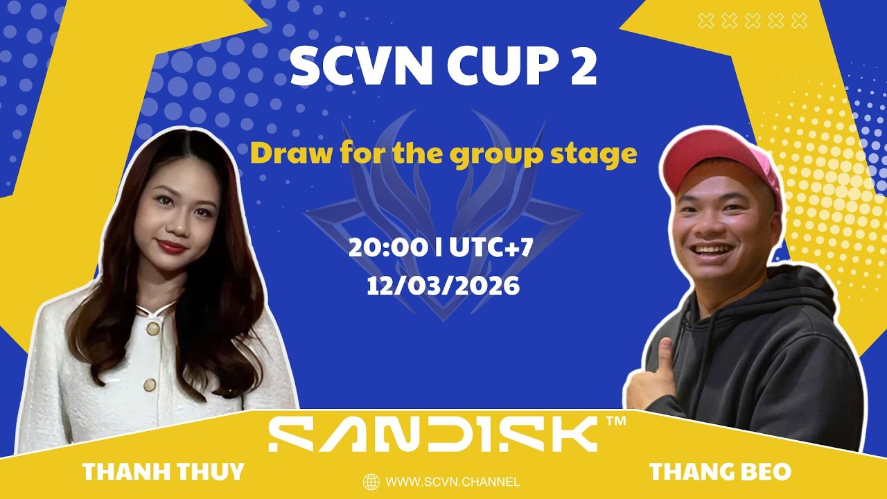 [Full] Bốc Thăm Chia Bảng – SCVN CUP 2