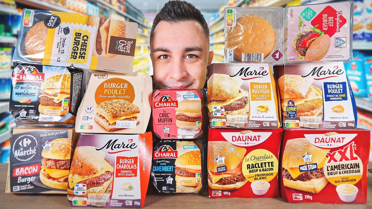Le PIRE vs le MEILLEUR Burger de Supermarché #2 (Top 10)