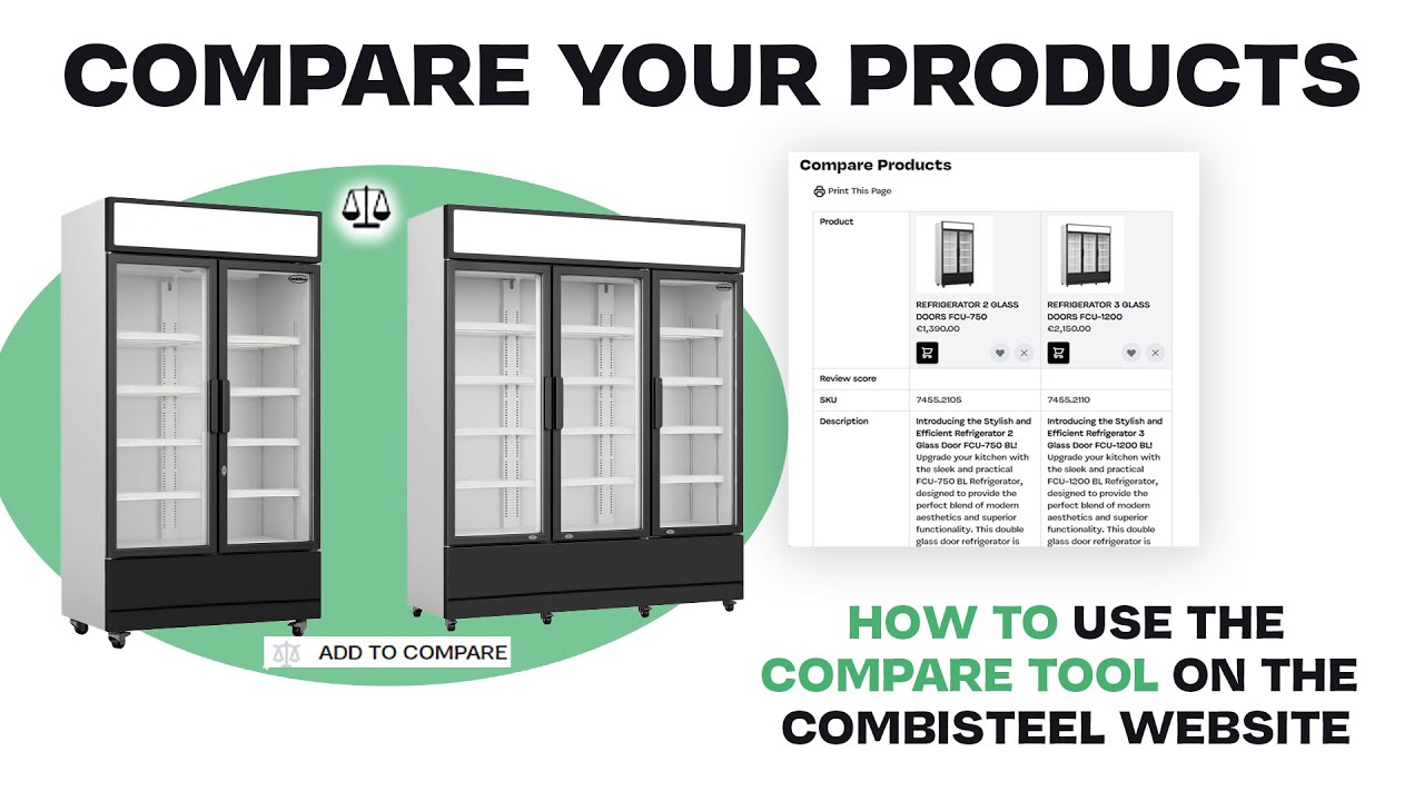 How to Use the Compare Tool on the Combisteel Website