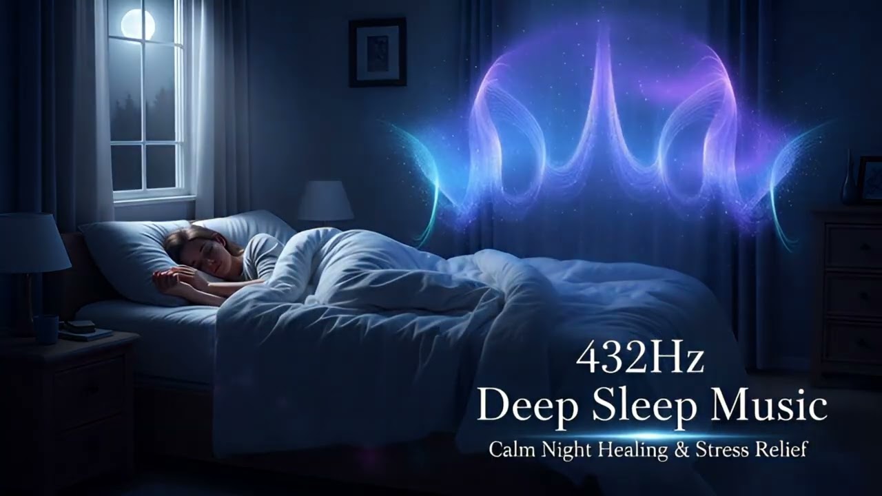 432Hz Sleep Music 8 Hours | Let Go of Stress Tonight