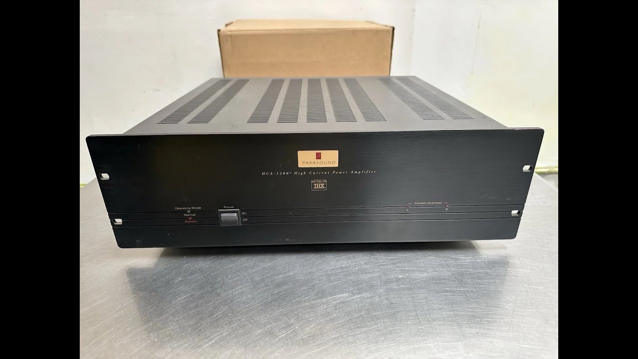 Parasound HCA-1200 II THX Stereo Amplifier. 625 Watts in MONO. DEMO.