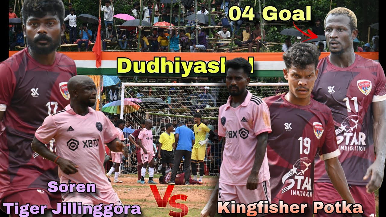 Kingfisher Potka vs Soren Tiger Jillinggora || first Round match at Dudhiyashol football ground 