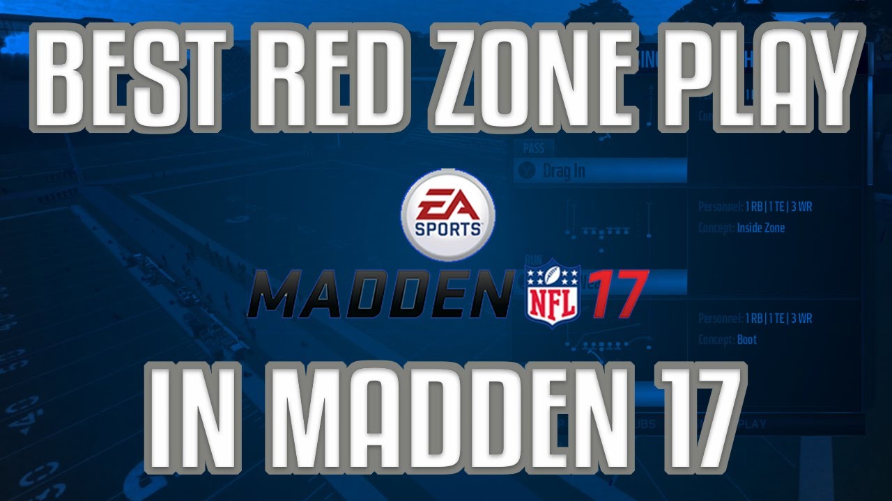 The Best Red Zone Play In Madden 17 | Madden 17 Tips