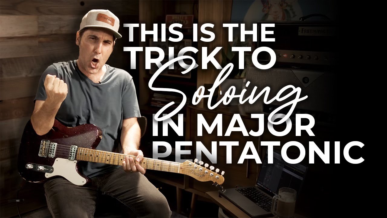 This Is The Trick To Soloing In Major Pentatonic - CAGED and Pentatonic The Secret To Killer Solos